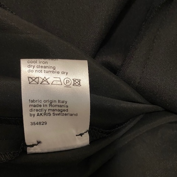 Akris Punto Fit and Flare Black Skirt Size 6 - Picture 7 of 8